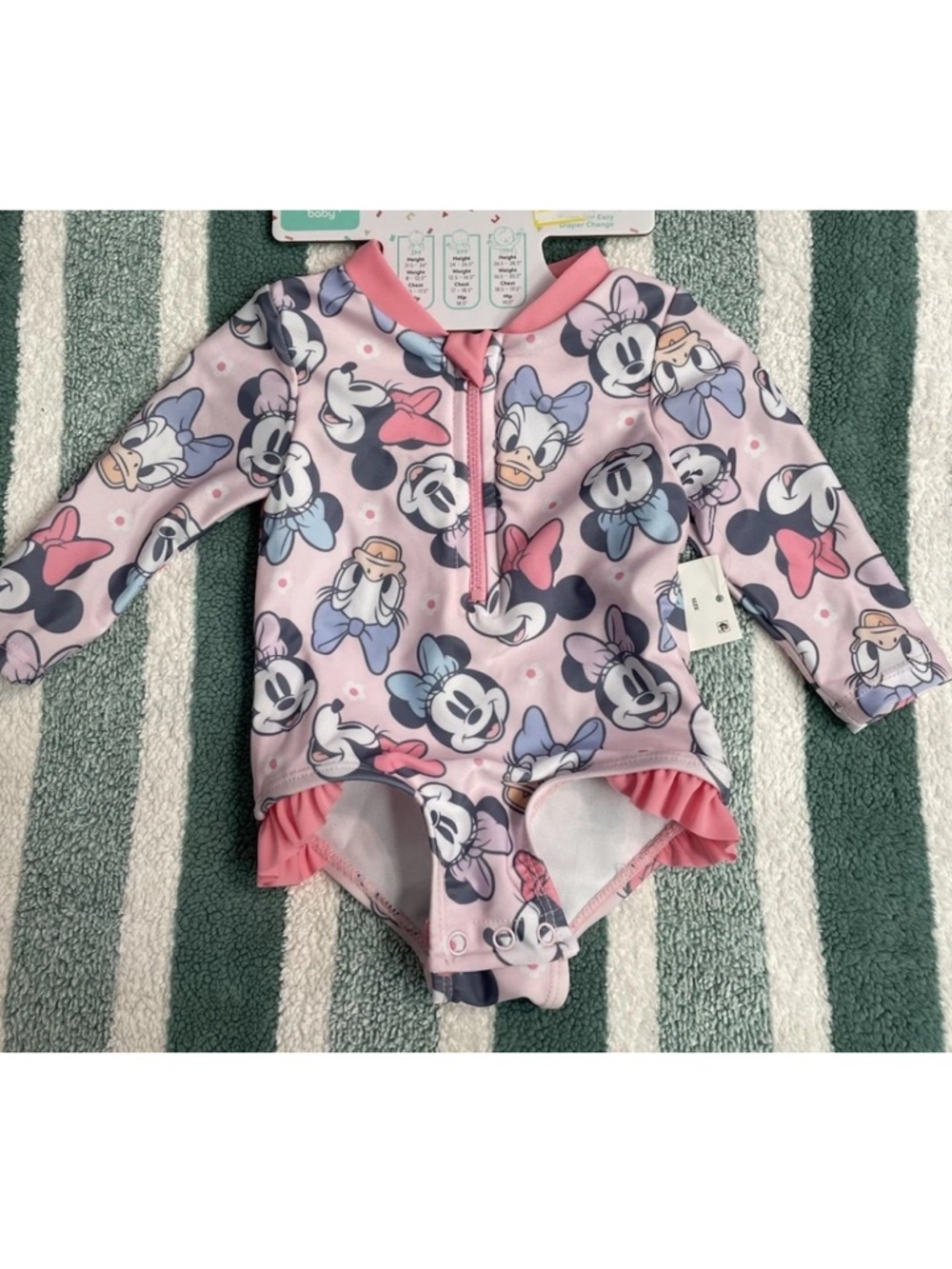 Disney Baby Girl Swimsuit- Minnie -3mo OR 6mo (1 Of Each Size Available)